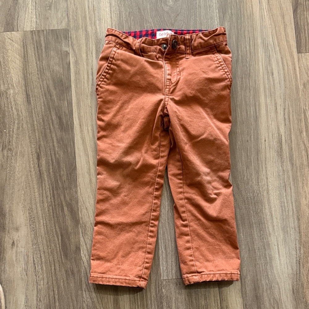 Cat & Jack Kids Rust Casual Pants
